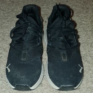 Puma Black Sneakers with Logo